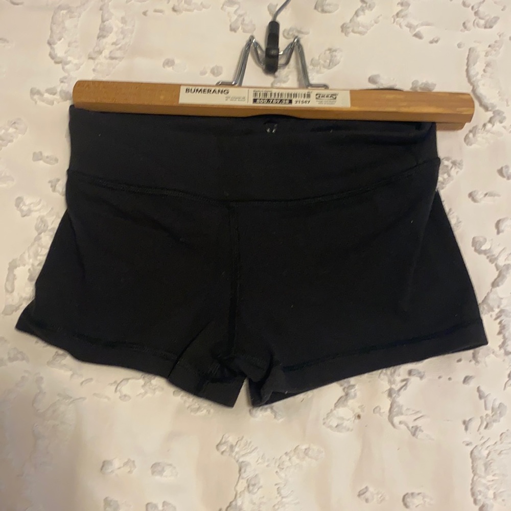 black ivivva booty shorts